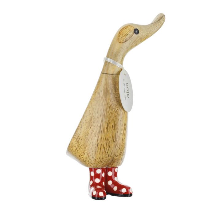 DCUK Spotty Boots Duckling - Red